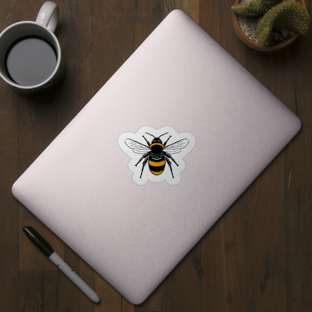 Worker Bee Symbol - Manchester Bee by dumbshirts